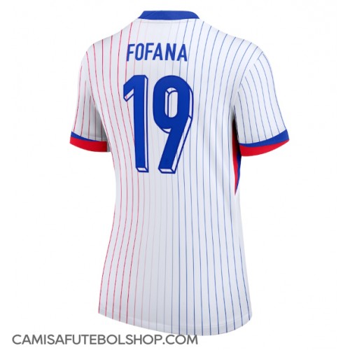 Camisa de time de futebol França Youssouf Fofana #19 Replicas 2º Equipamento Feminina Europeu 2024 Manga Curta